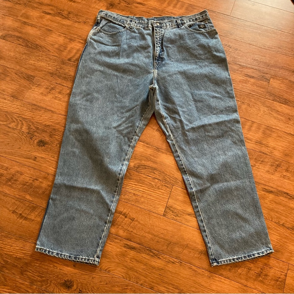 Harley Davidson Jeans Denim Vintage Straight Leg High Waist Plus Size 24 Classic